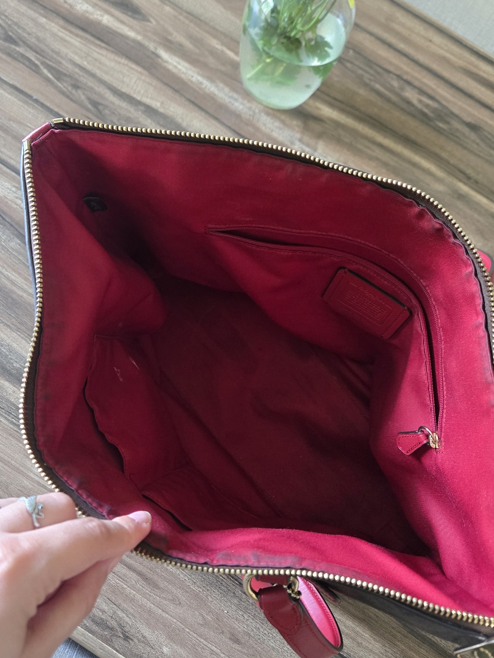 Coach Signature Tote - Picture 6 of 11